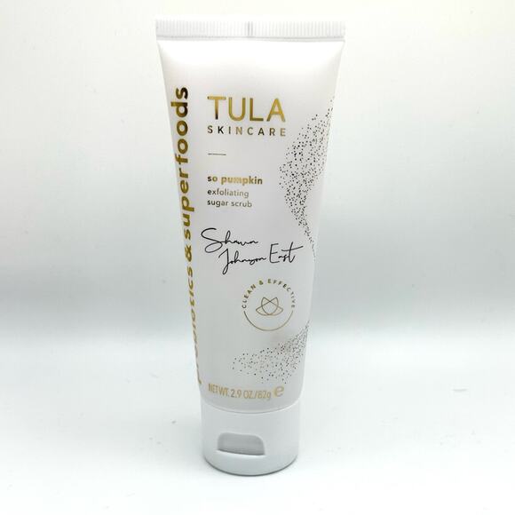 Tula Skincare X Shawn Johnson East So Pumpkin Sugar Scrub Full Size 2.9 oz - Picture 1 of 7